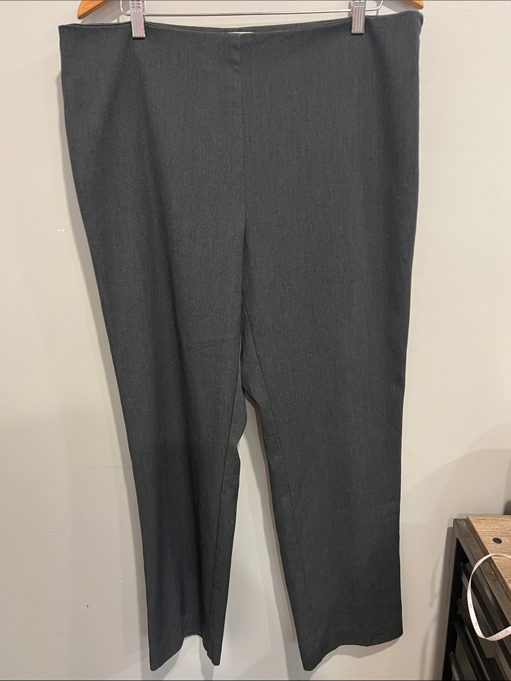 Talbots women’s 16 heritage Charcoal Straight-Leg Dress Pants classic business